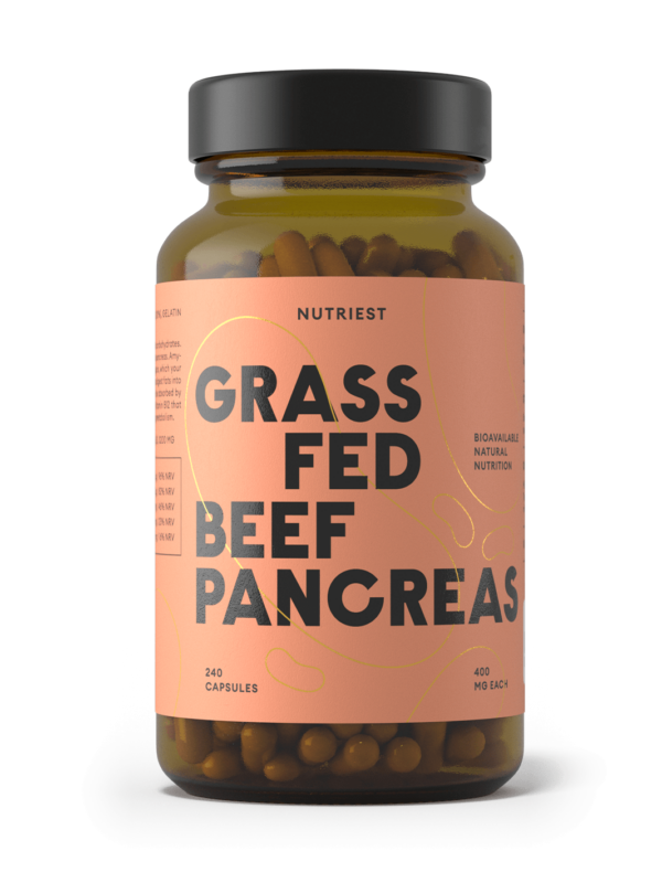 Grass Fed Desiccated Beef Pancreas Supplement