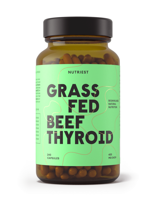 Grass Fed Desiccated Beef Thyroid Supplement